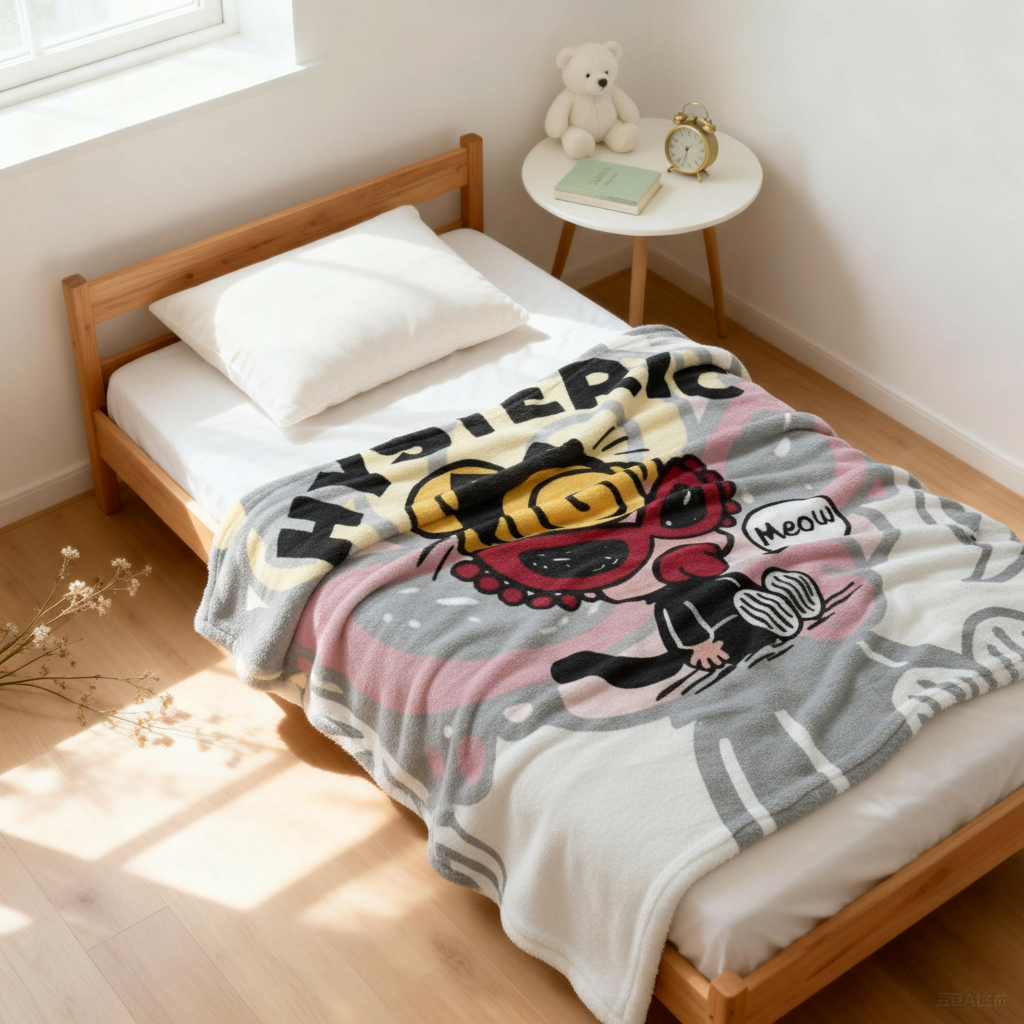 Hysteriamini 毛布 ブランケット スワンネル3wayひざ掛け 1222-01