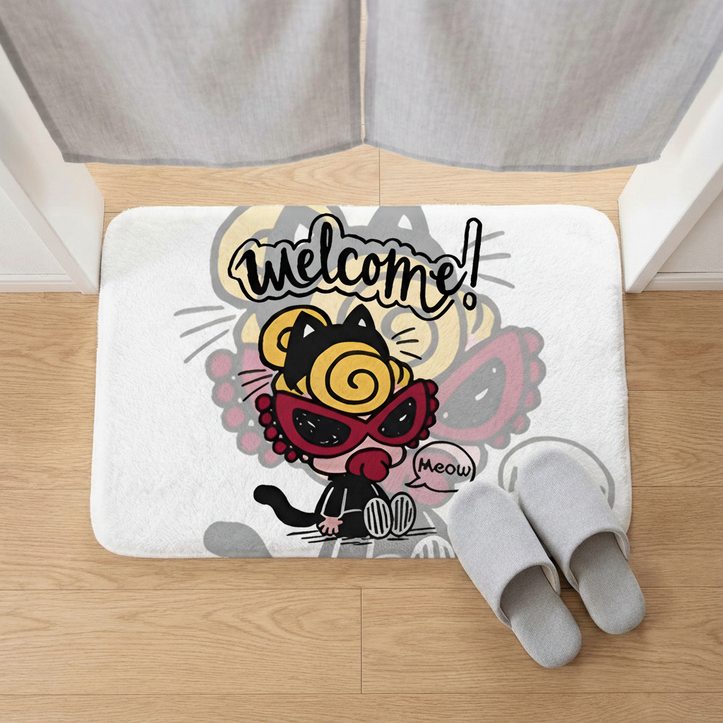 Hysteriamini マット 長方形 0123-1-1