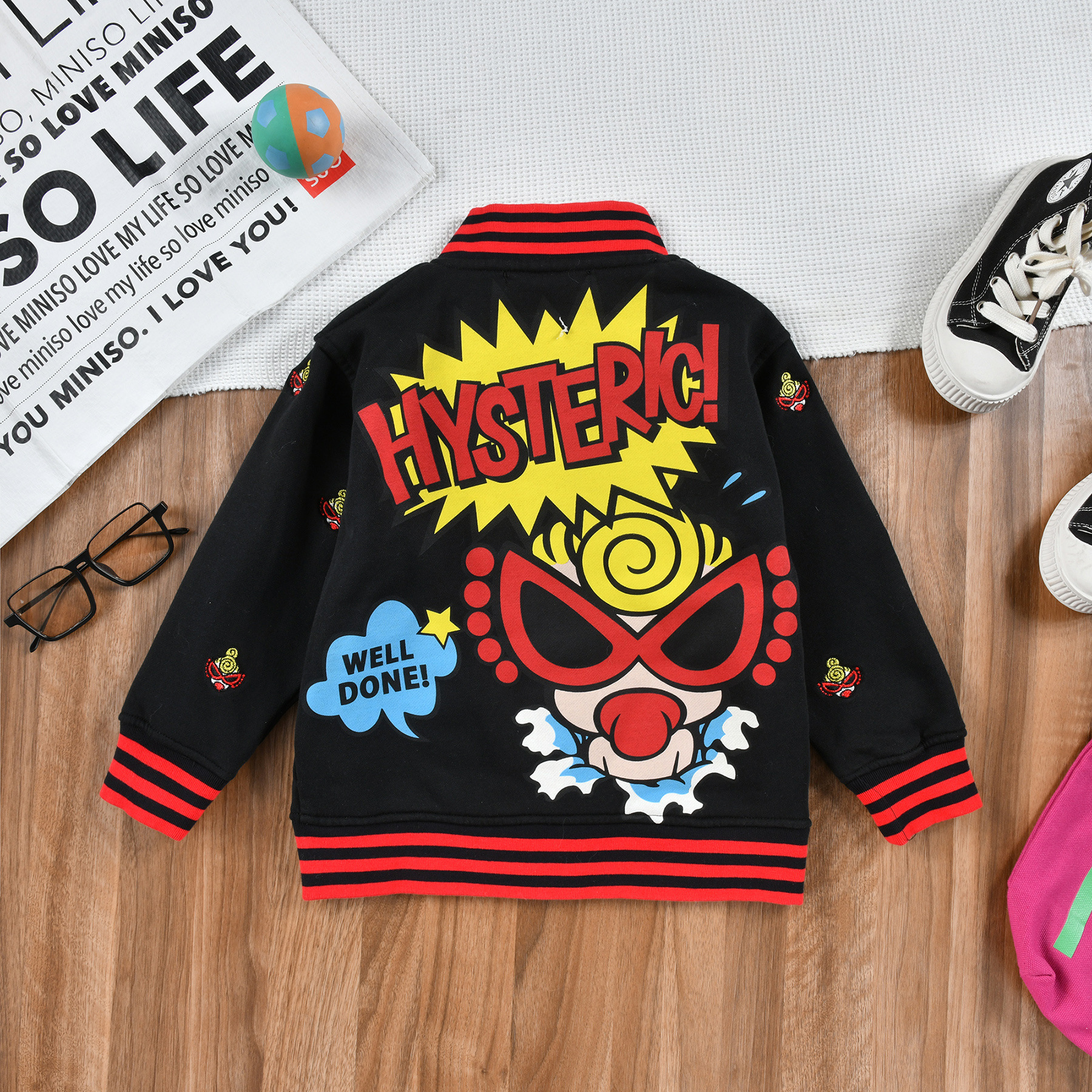 Hysteriamini フリース裏起毛ジャケット (90cm-160cm)251208-4