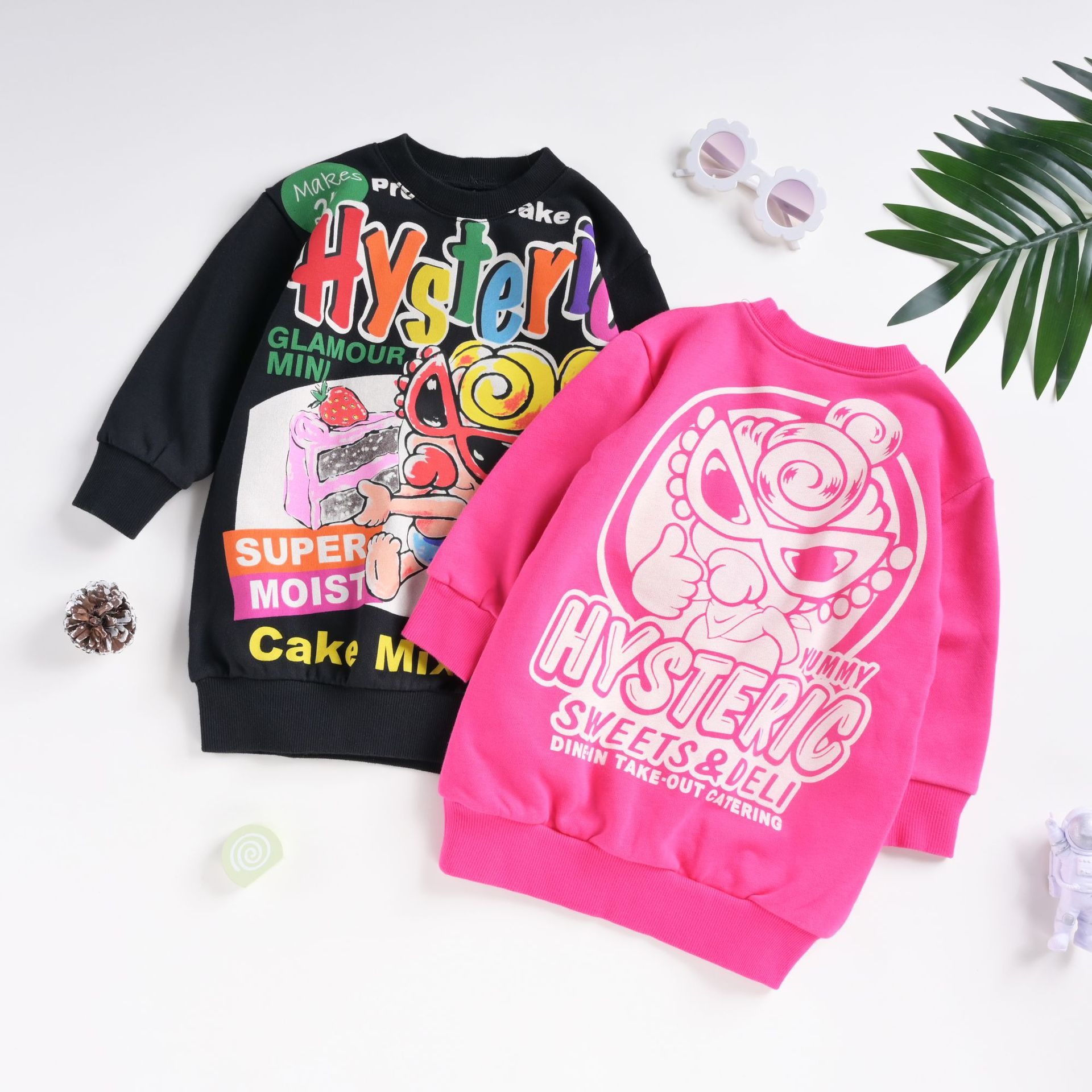 Hysteriamini BIGトレーナー2色展開 (90cm-140cm) 0102-2-1