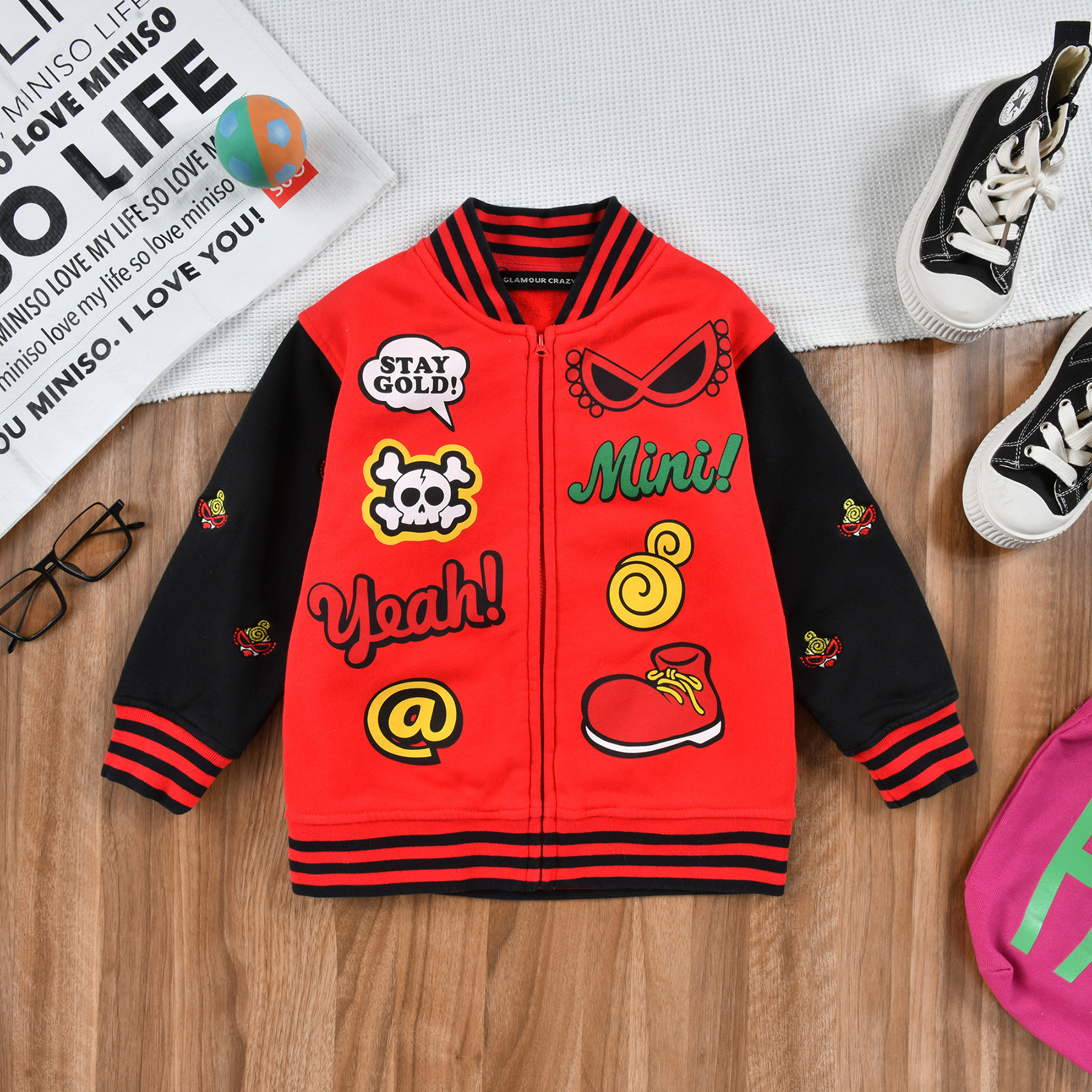 Hysteriamini フリース裏起毛ジャケット (90cm-160cm)251208-4