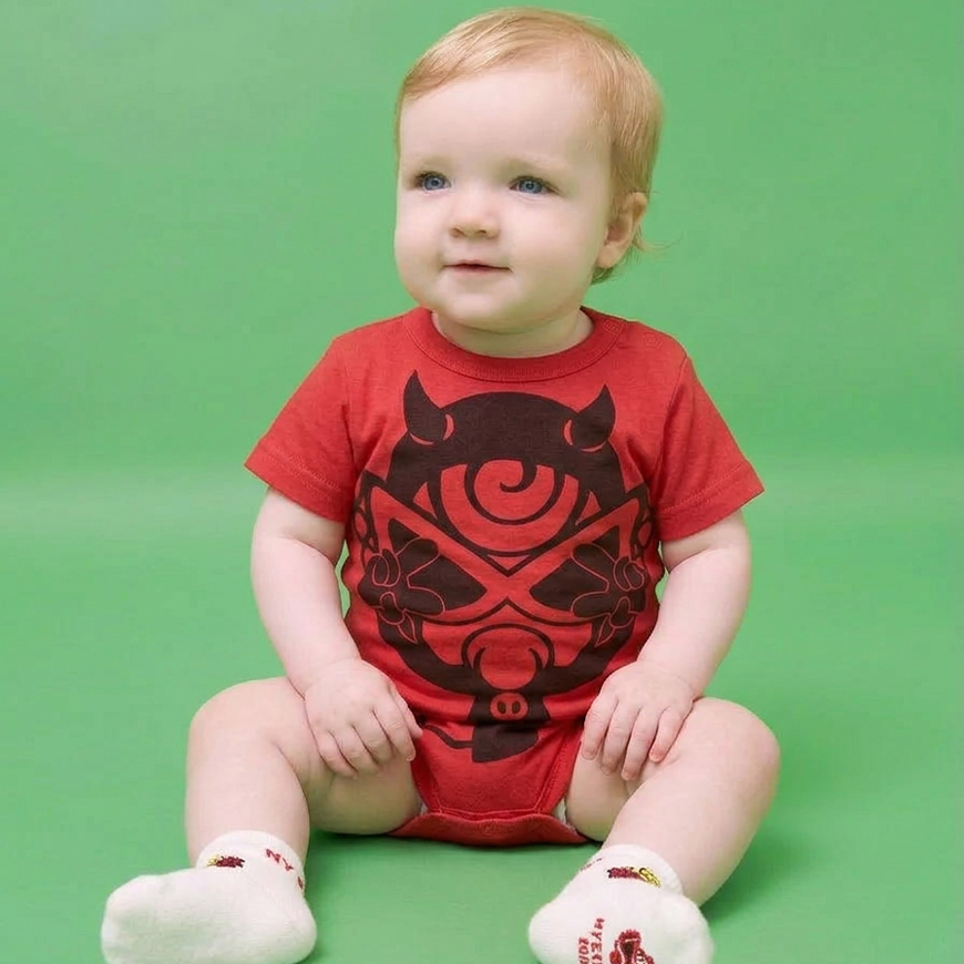 Hysteriamini 半袖ロンパース  (70cm-100cm) 0807-1-2