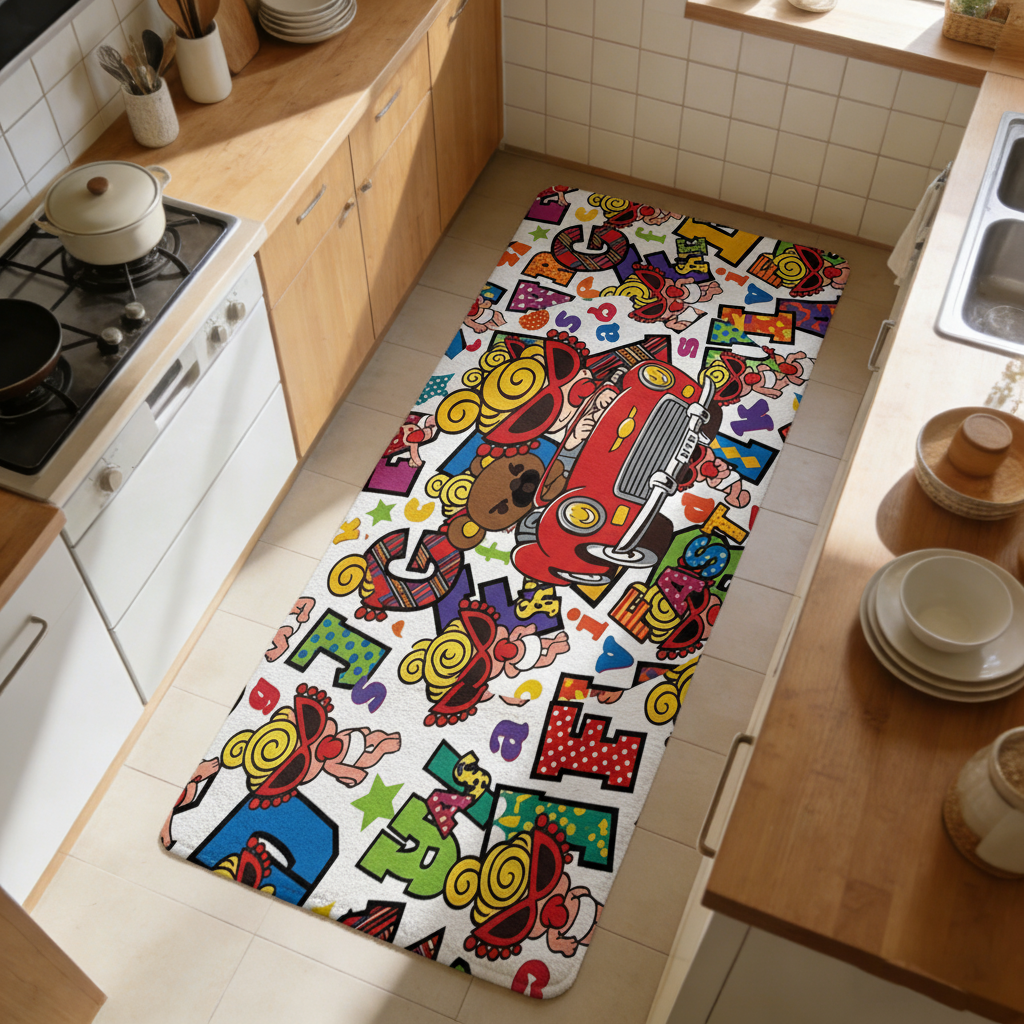 Hysteriamini キッチンマット 260331-1