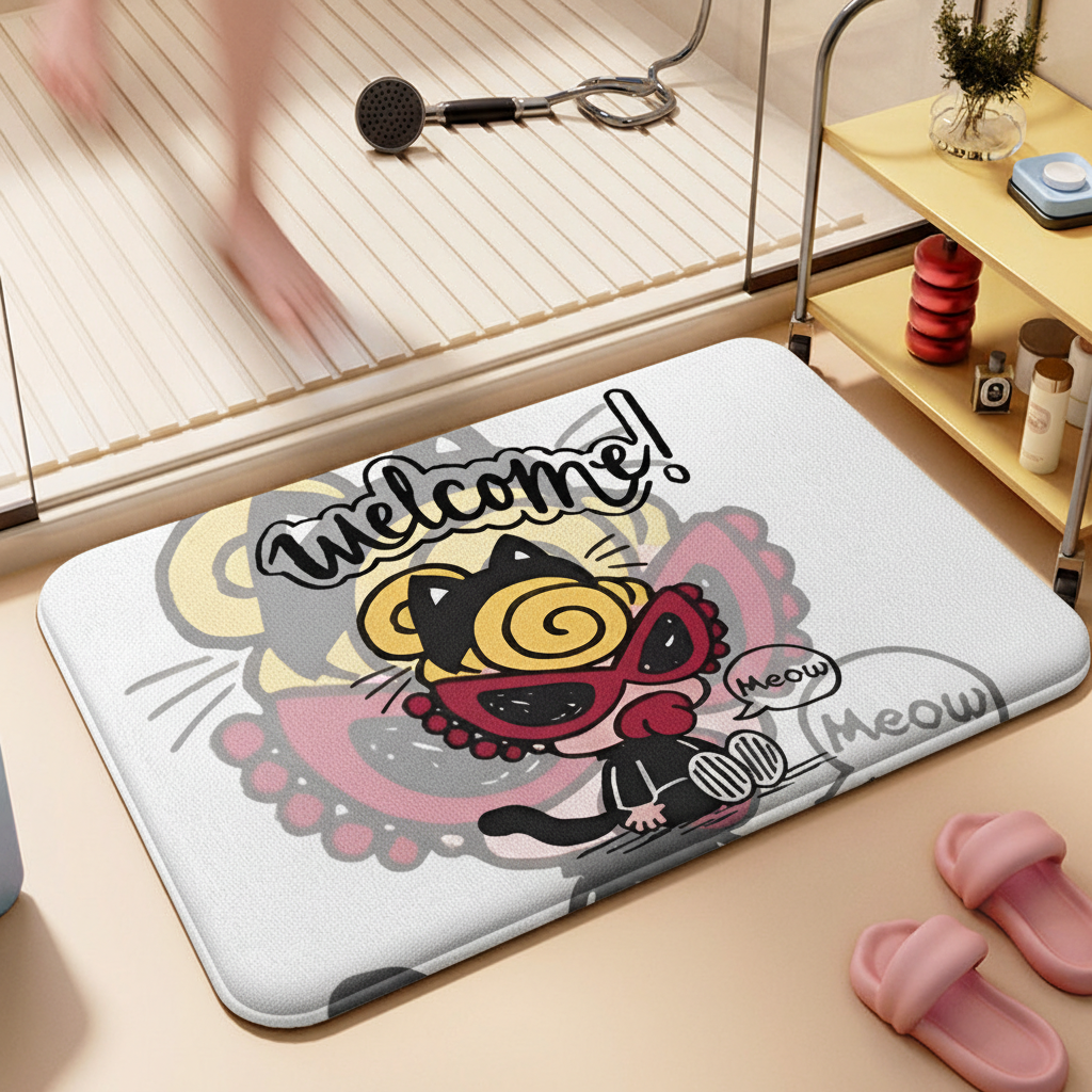 Hysteriamini マット 長方形 0123-1-1