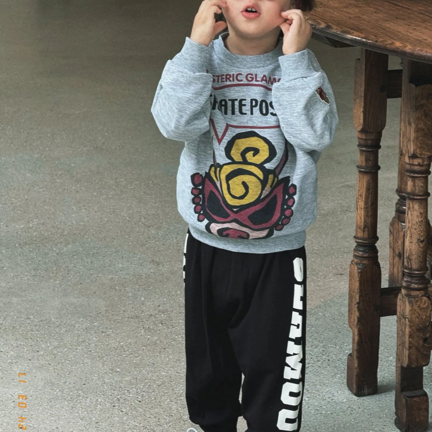 Hysteriamini トレーナー (90cm-140cm) 1209-2-4