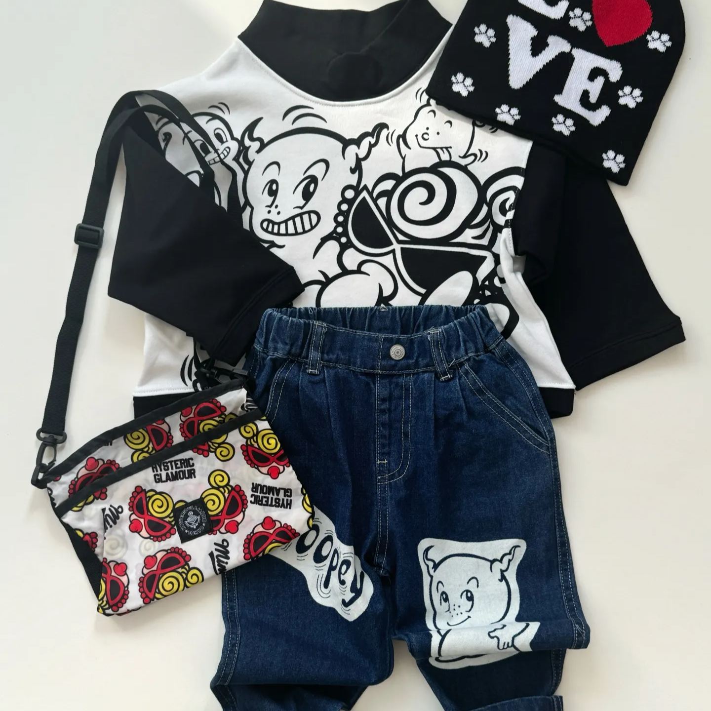 ヒスミニ　セットアップ100cm KIDS セットアップ – ヒスミニ｜Purmini