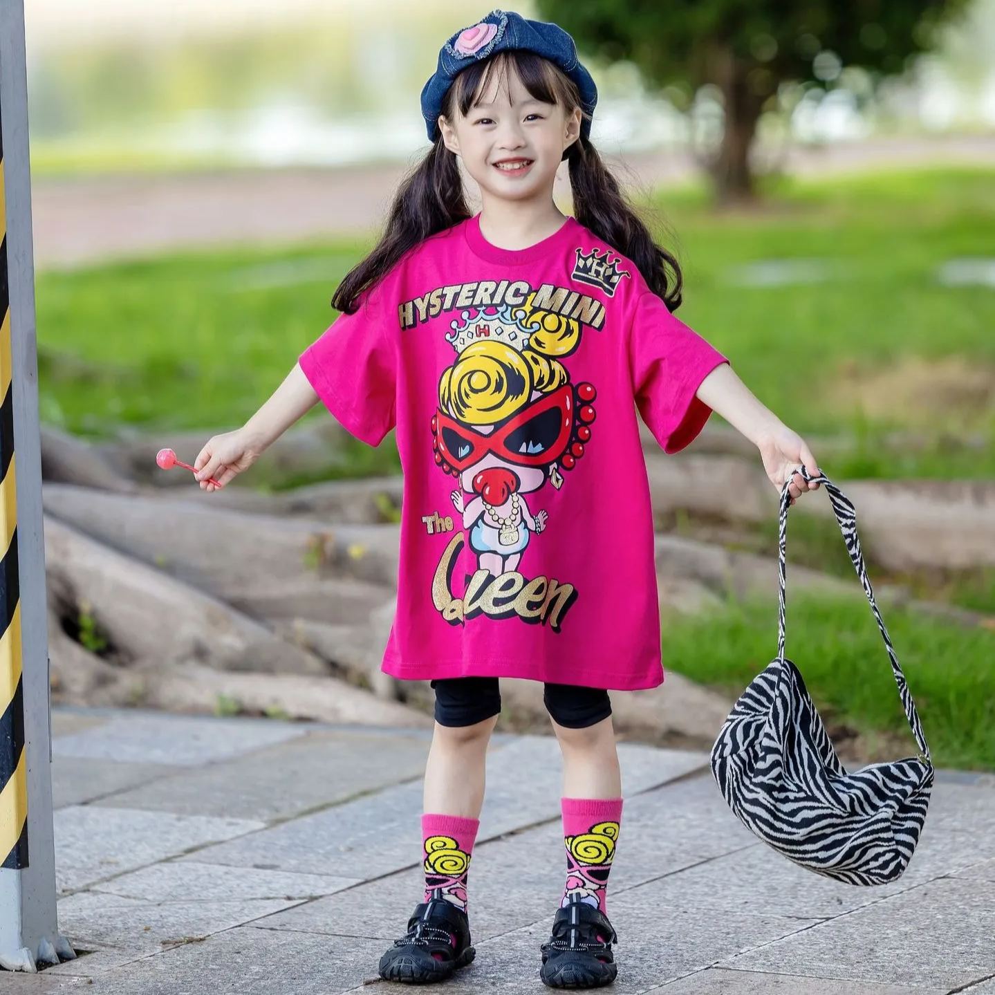 Hysteriamini ビッグTシャツ 3色展開(90cm-140cm/M)0411-4-2