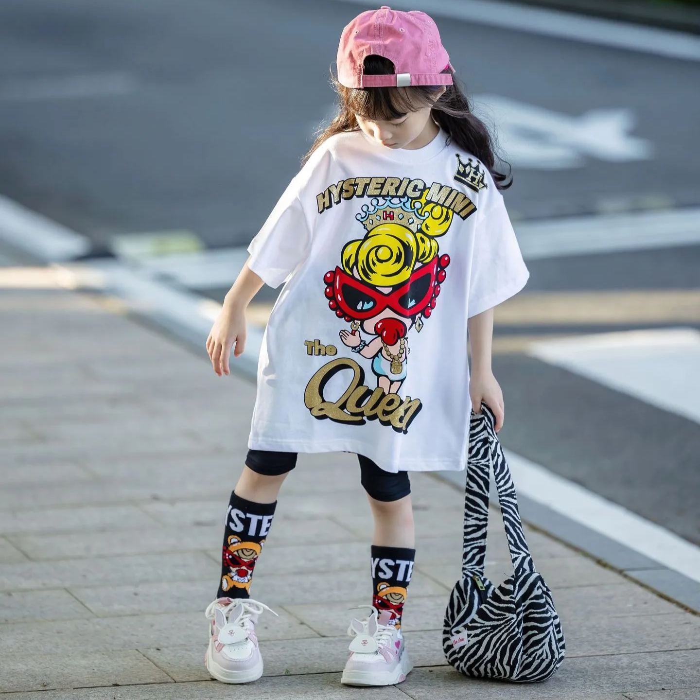 Hysteriamini ビッグTシャツ 3色展開(90cm-140cm/M)0411-4-2