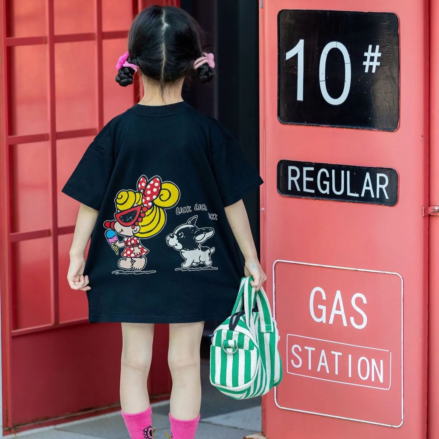 Hysteriamini ビッグTシャツ 3色展開(90cm-140cm/M)0411-4-3