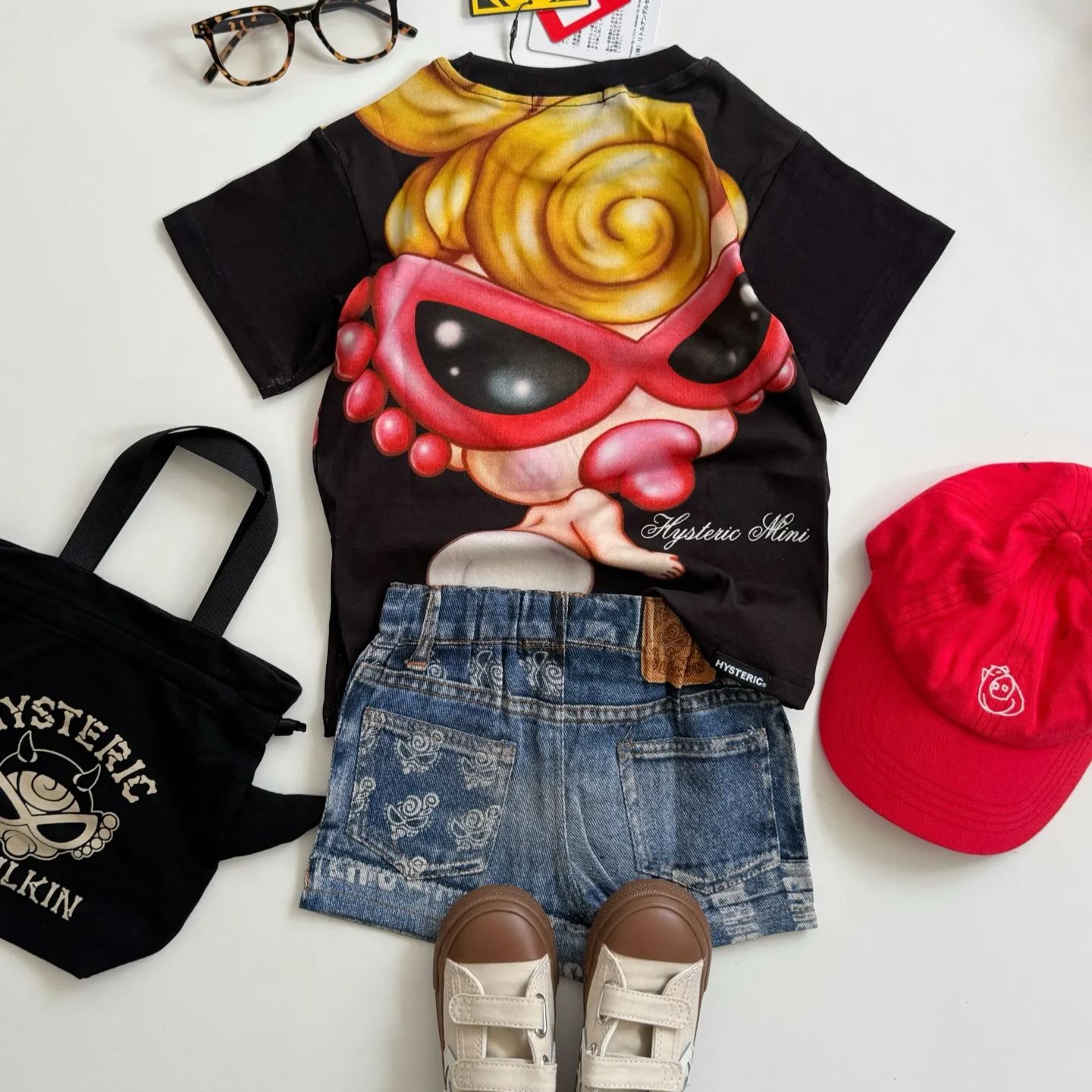 Hysteriamini ビッグTシャツ (90cm-140cm)0429-7-1