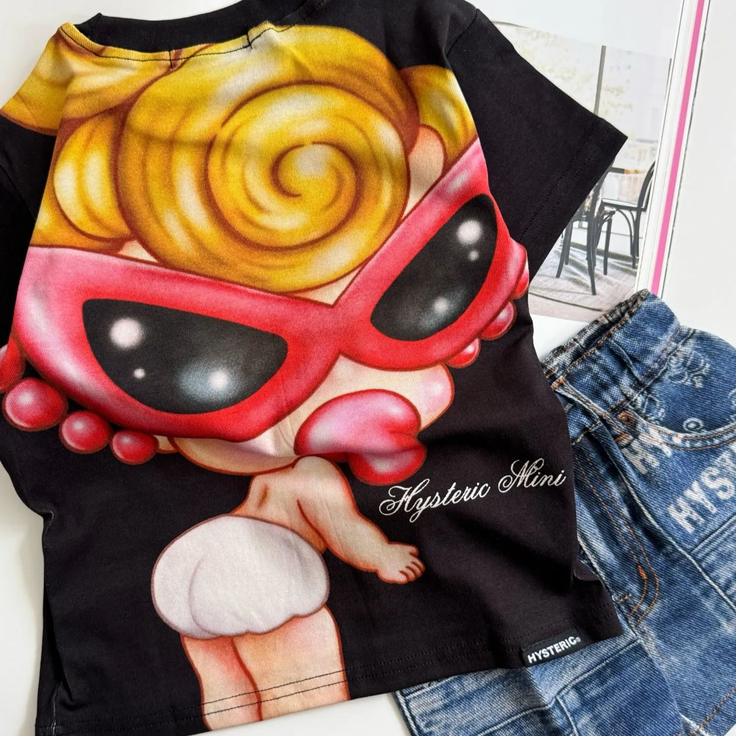 Hysteriamini ビッグTシャツ (90cm-140cm)0429-7-1