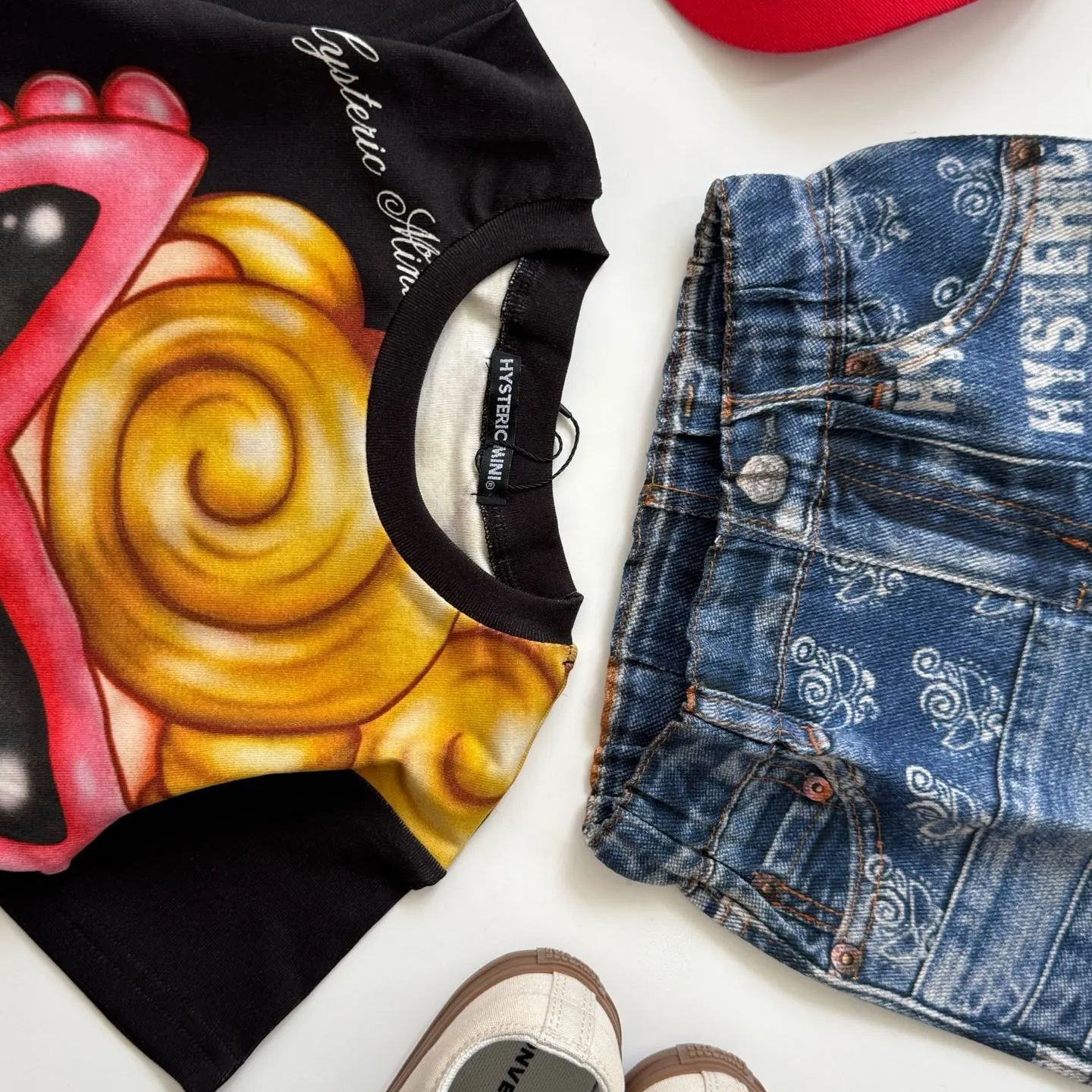 Hysteriamini ビッグTシャツ (90cm-140cm)0429-7-1