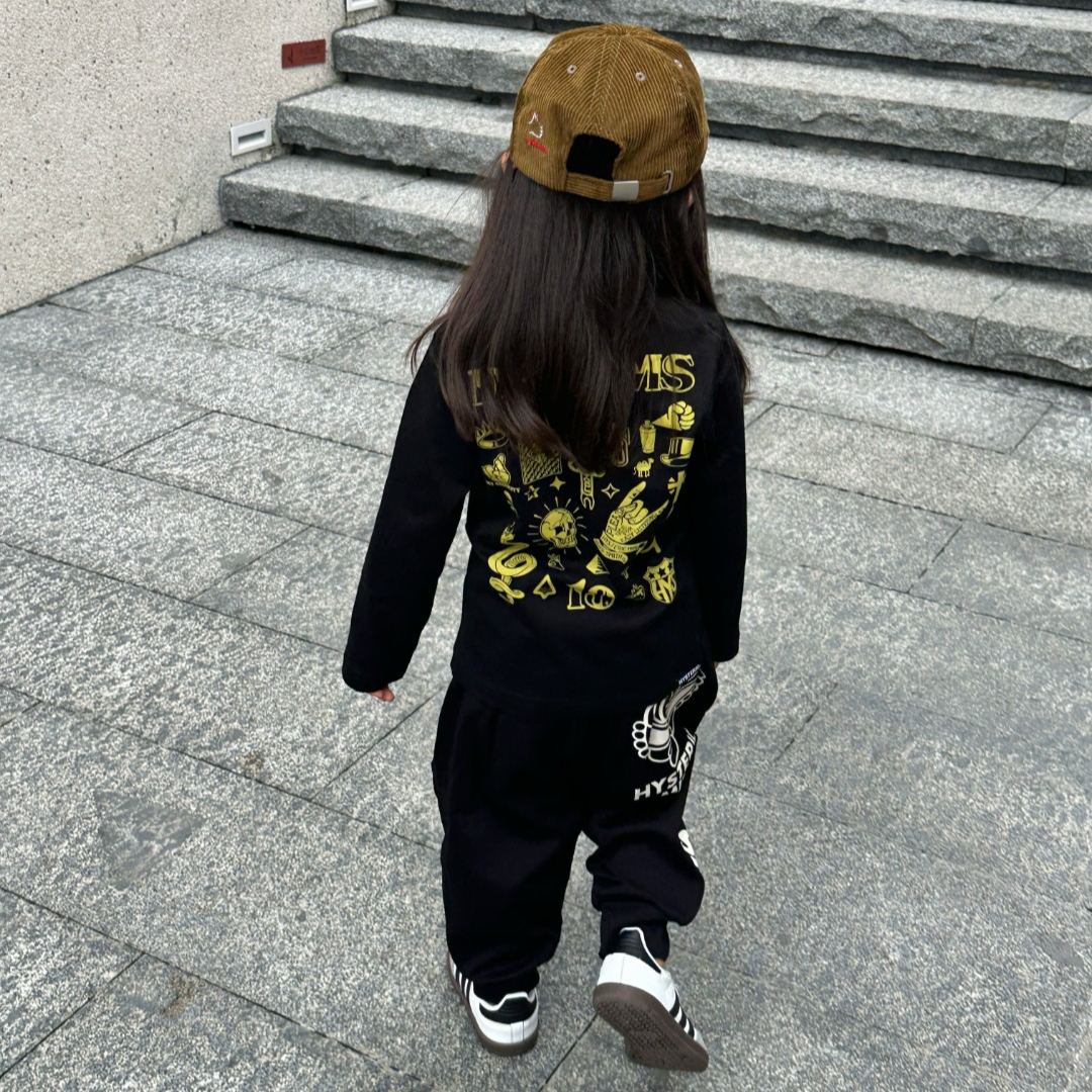 Hysteriamini 長袖Tシャツ (90cm-140cm) 0918-1-3