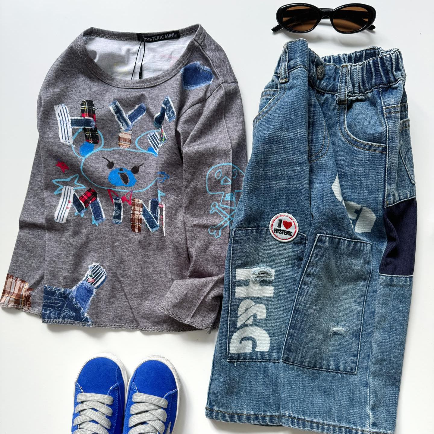 Hysteriamini 長袖Tシャツ (90cm-140cm) 0918-1-1