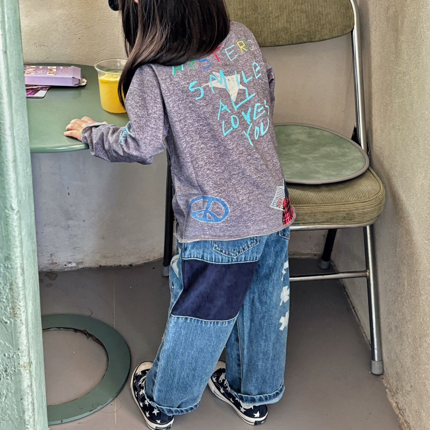 Hysteriamini 長袖Tシャツ (90cm-140cm) 0918-1-1