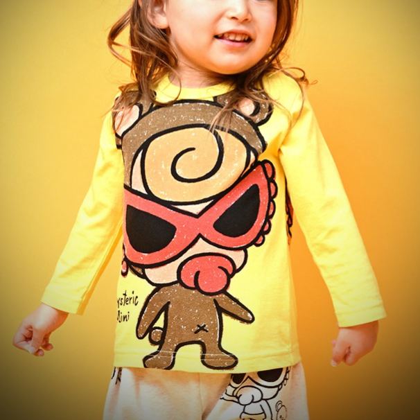 Hysteriamini 長袖Tシャツ (90cm-140cm) 0919-1-1