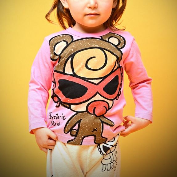 Hysteriamini 長袖Tシャツ (90cm-140cm) 0919-1-1