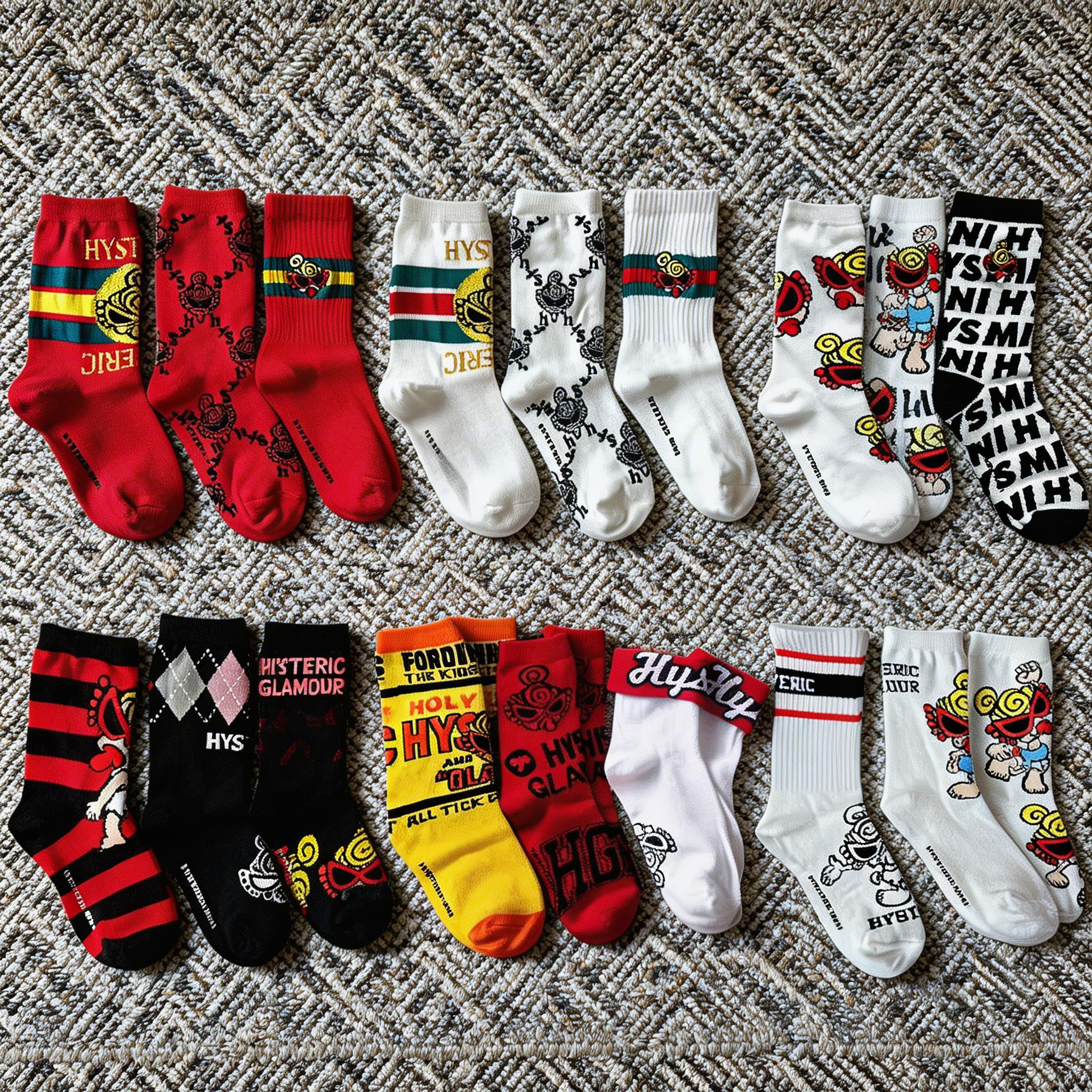 Hysteriamini 3Pソックス  3色展開(S-L)0303-5-3