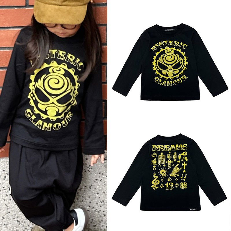 Hysteriamini 長袖Tシャツ (90cm-140cm) 0918-1-3