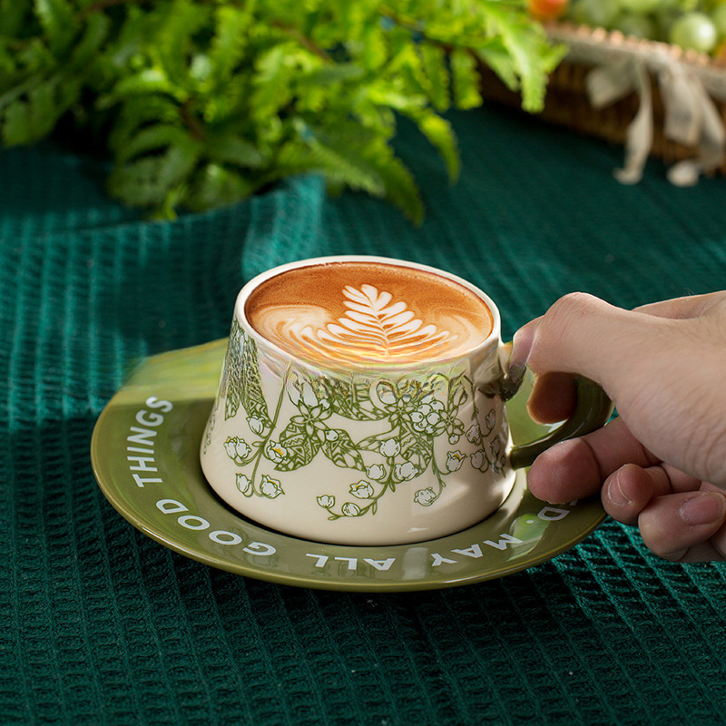 秘密花園咖啡杯陶瓷禮盒