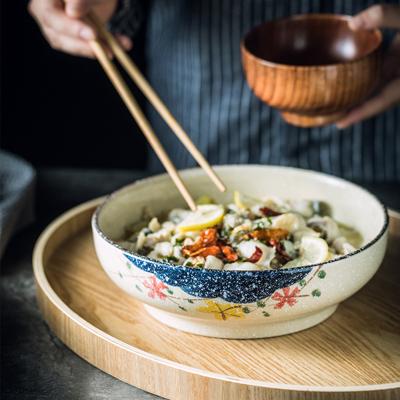 日式和風螺紋碗