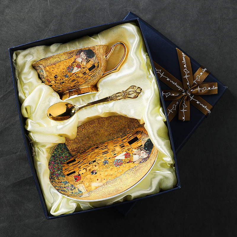 佛羅吉吻咖啡杯碟套裝