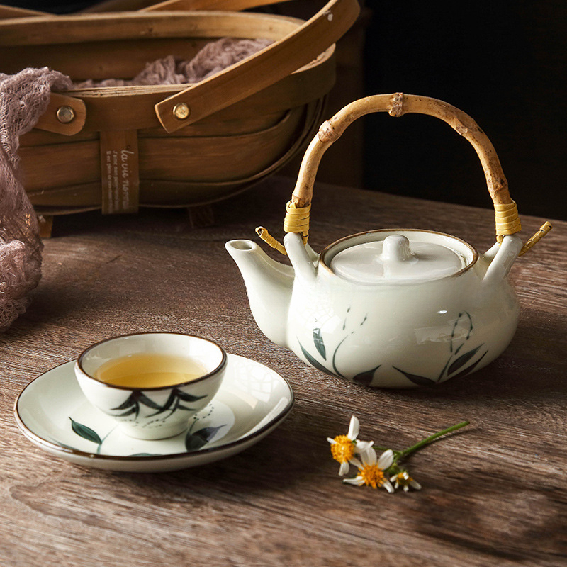 日式陶瓷茶壺