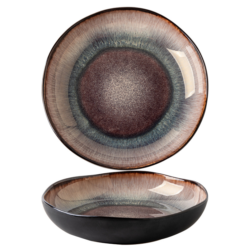 云復古輕奢不規則盤子