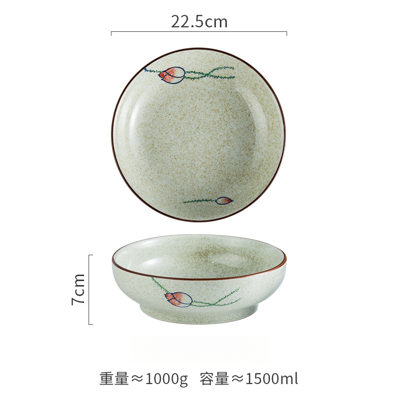 日式和風螺紋碗