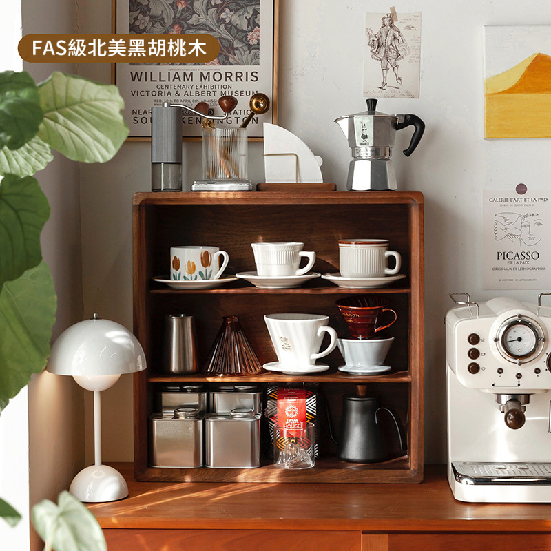 實木收納置物架