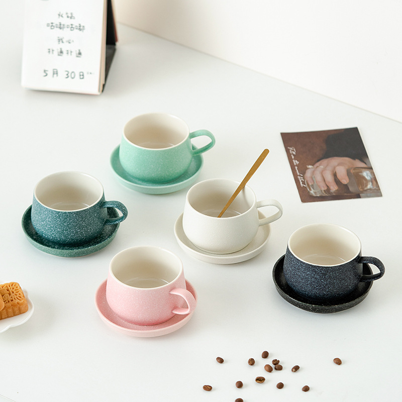 陶瓷雪花釉鈴蘭咖啡杯