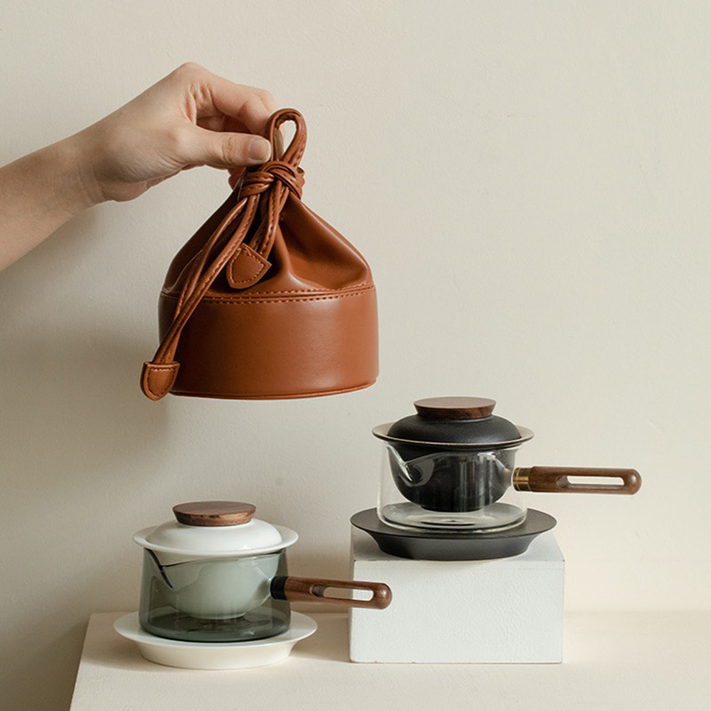 日式玻璃茶咖快客杯