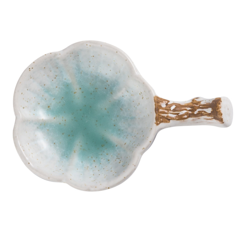 日式陶瓷梅花筷架碟