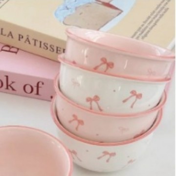 可愛蝴蝶結盤子