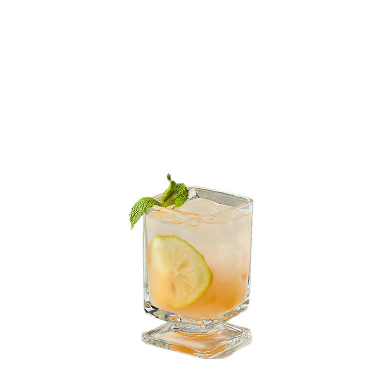 方形底座玻璃甜點杯