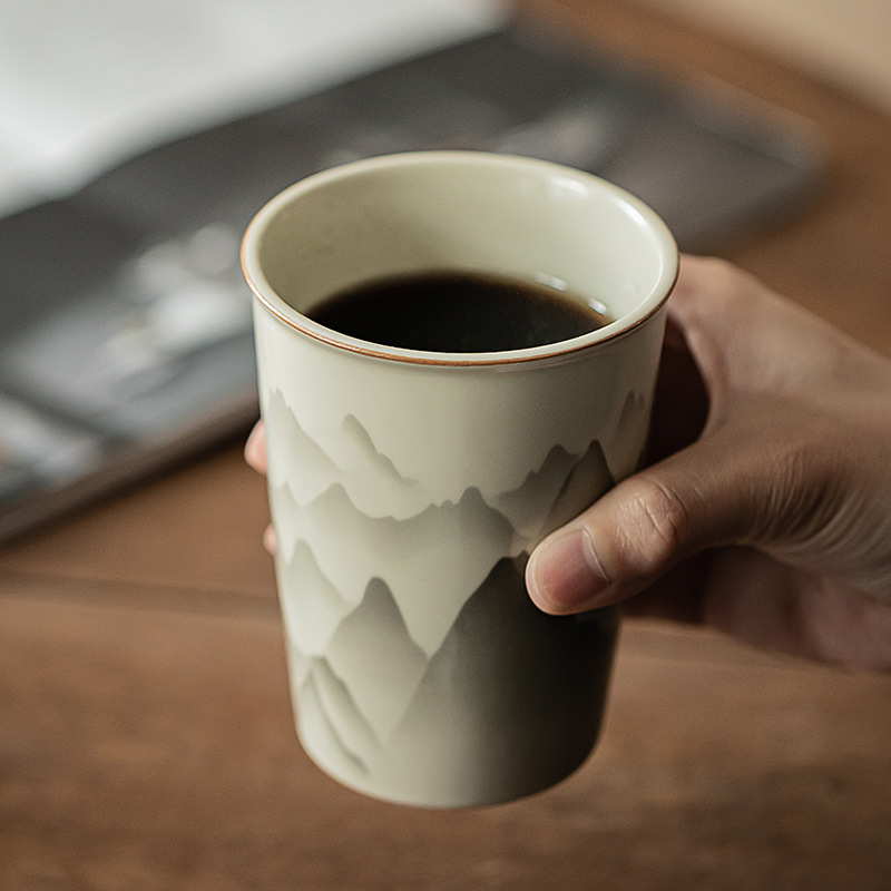 汝窯陶瓷可樂杯