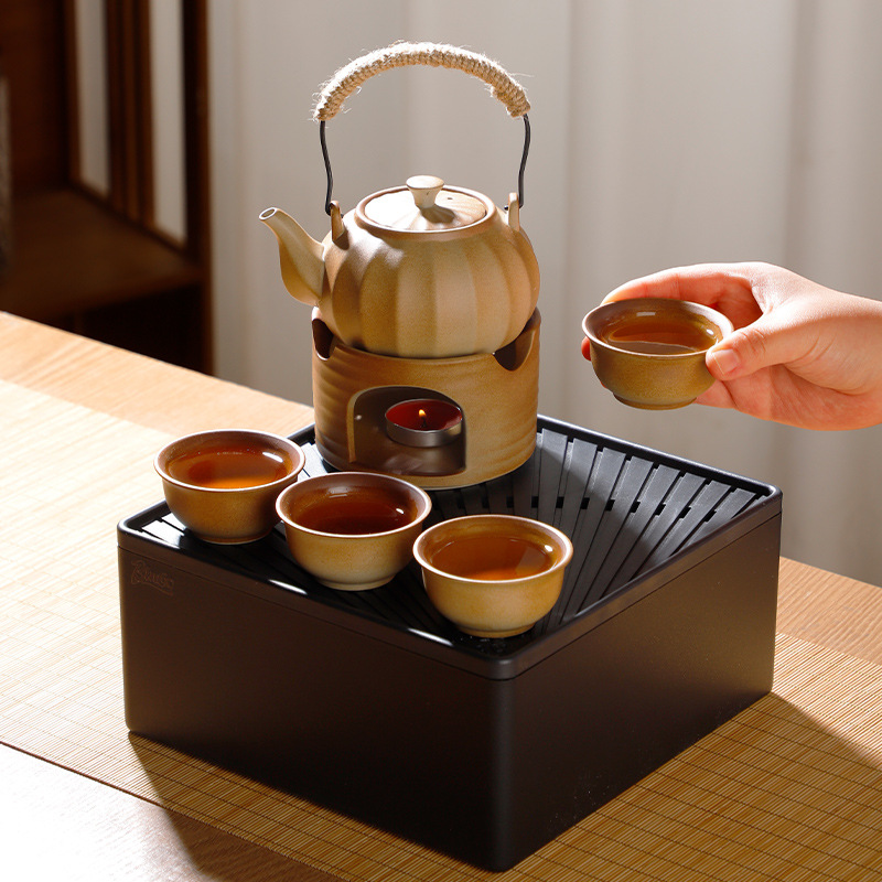 高硼硅耐高溫側把壺茶水壺