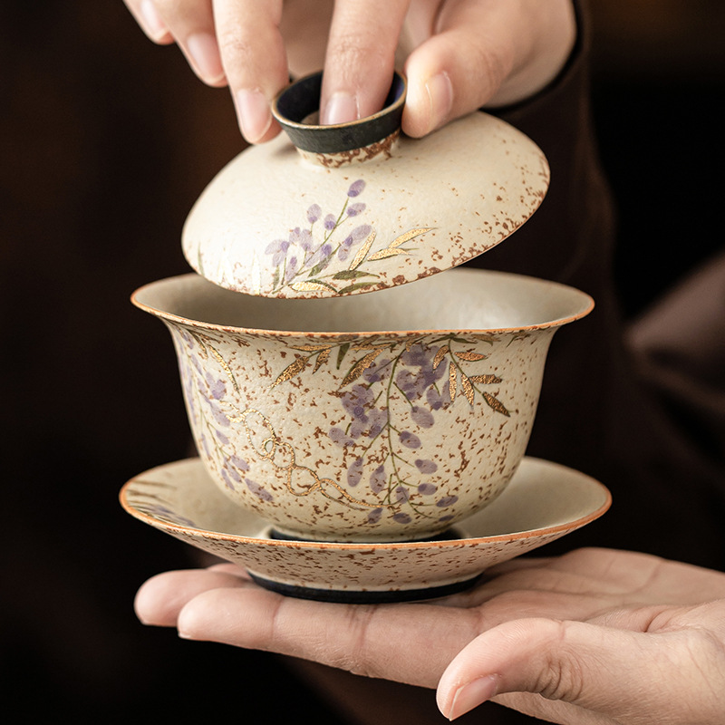 青花火石紅系列茶具套裝