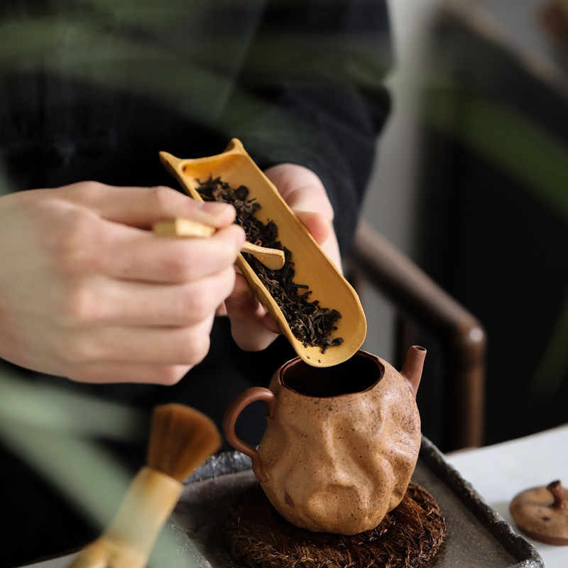 竹編藤編功夫茶具六君子套裝