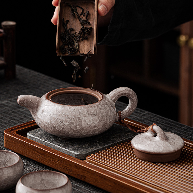 冰花陶瓷泡茶壺