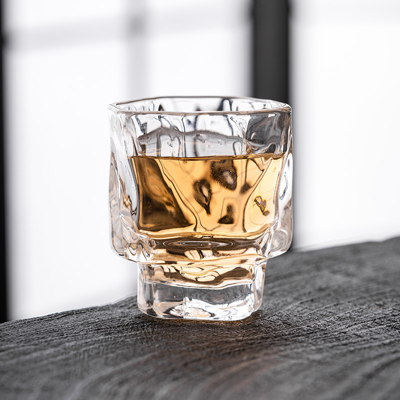 高腳折紙玻璃杯