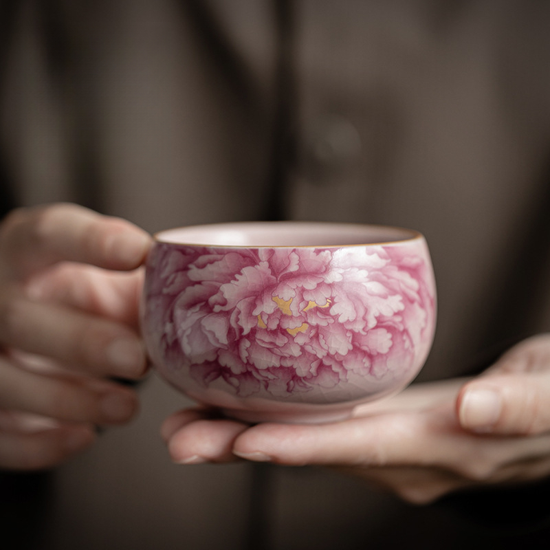 粉汝主人品茗杯