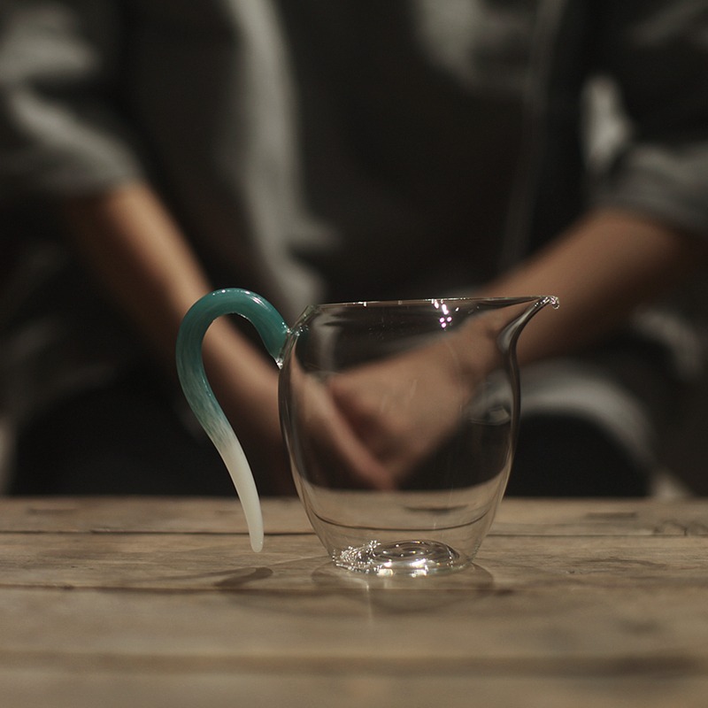 淡然玻璃公道杯