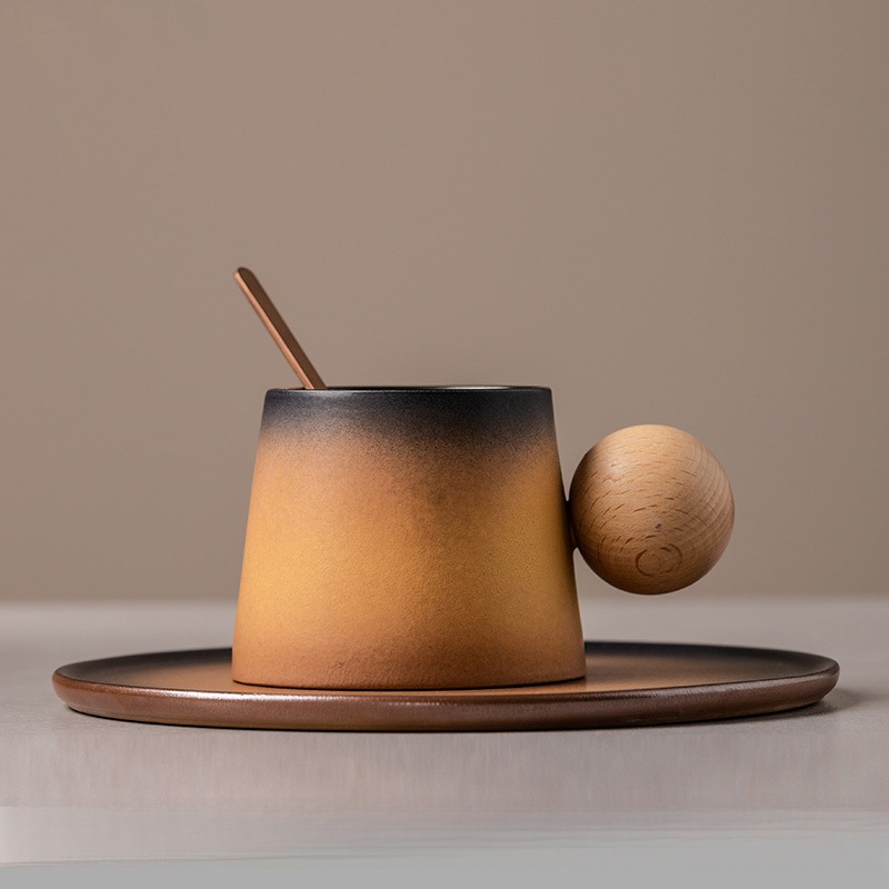 木星粗陶咖啡杯