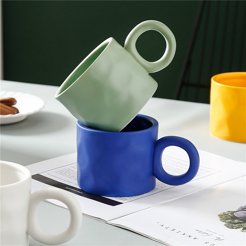 大容量克萊因藍陶瓷馬克杯