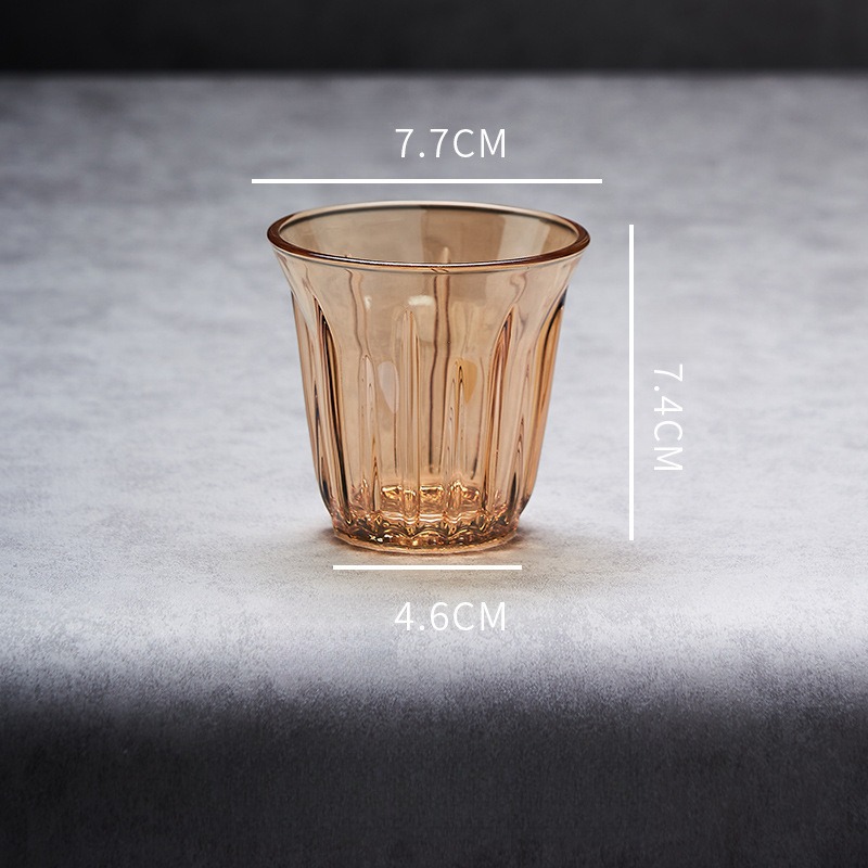 彩繪咖啡玻璃杯