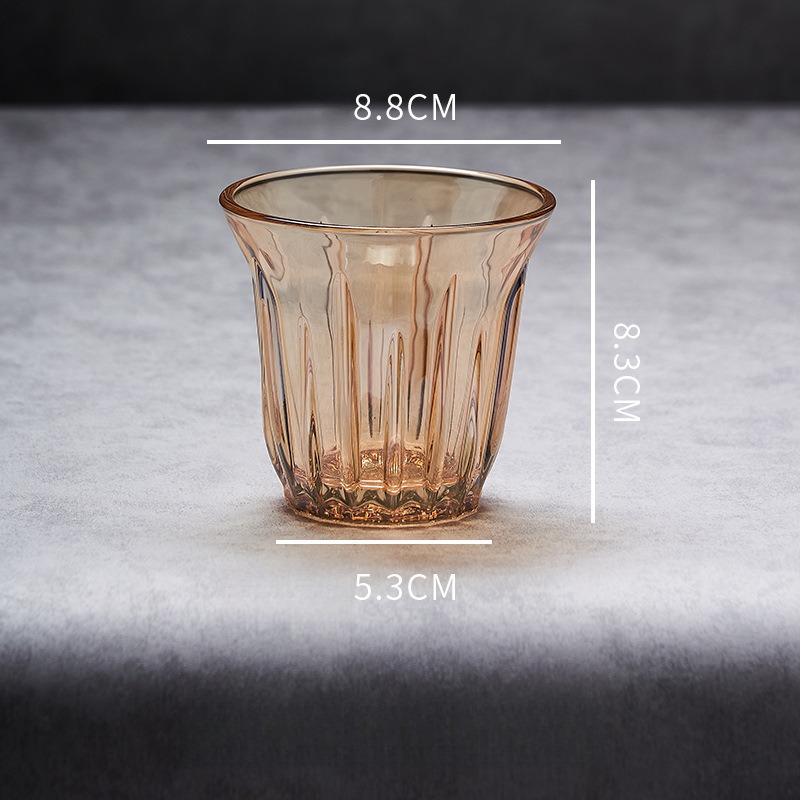 彩繪咖啡玻璃杯