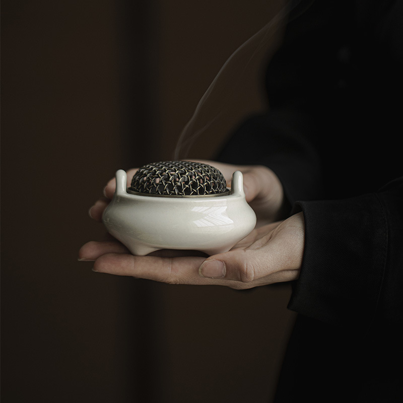 草木灰古泥焚素香爐