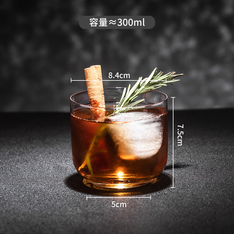 水晶雞尾酒拿鐵咖啡杯