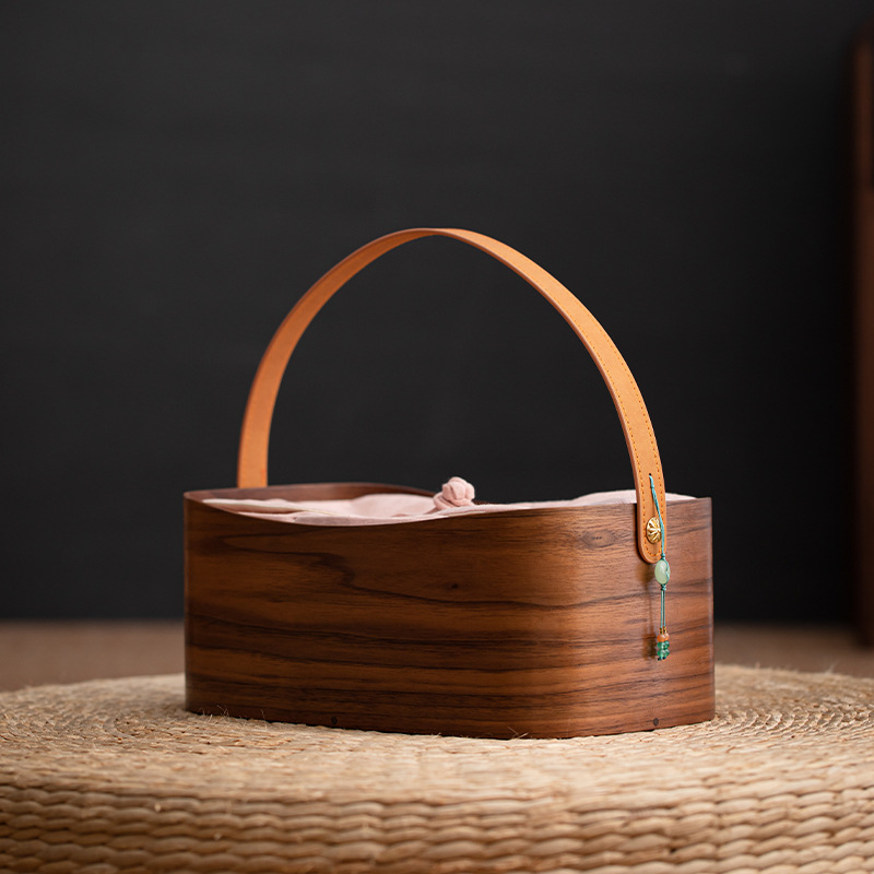 胡桃木茶事收納盒